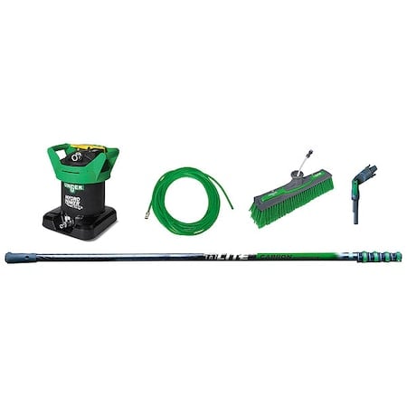 Water-Fed Window Cleaning System, Blk/Grn MPN:UNLK1