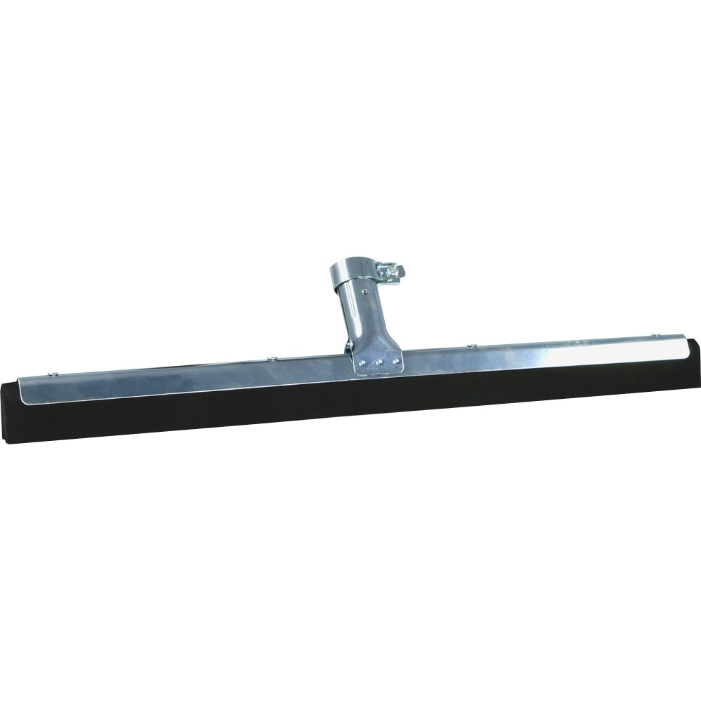 Unger WaterWand Standard 18in Squeegee Head - 18in Foam Rubber Blade - Disposable, Sturdy - Black, Silver MPN:MW450CT