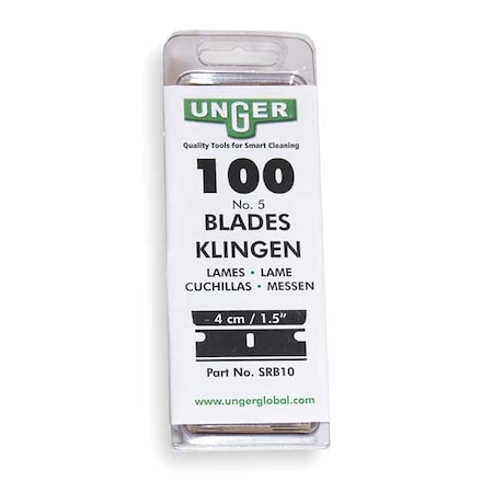 Replacement Blade, 1-1/2 In. L, PK100 MPN:SRB10