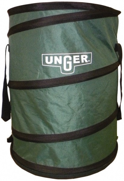 Collapsible Trash Can: 40 gal, Round, Green MPN:NB300