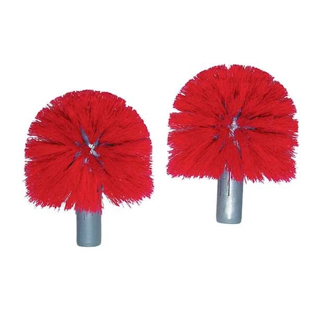 Replacement Brush Heads, 2 in L, Red, PK2 MPN:BBRHR