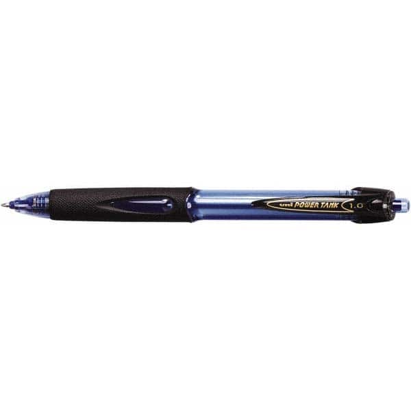 Retractable Pen: 1 mm Tip, Blue Ink MPN:42071