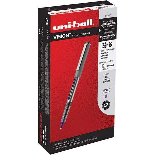 Stick Pen: 0.7 mm Tip, Purple Ink MPN:60382