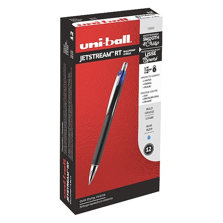 Retractable Rollerball Pen, 1 mm, Blue PK12 MPN:73833