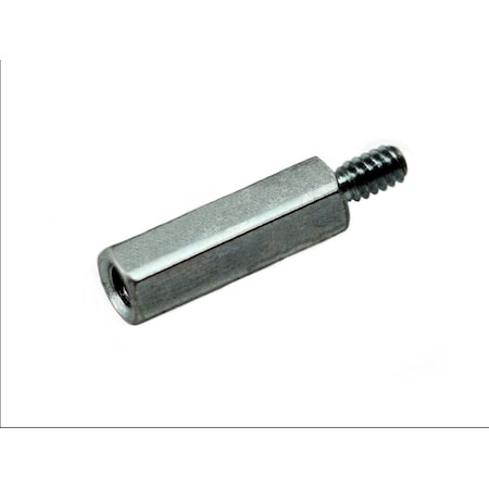 Hex Standoff, #2-56 Thrd Sz, Steel Zinc Plated, 3/16