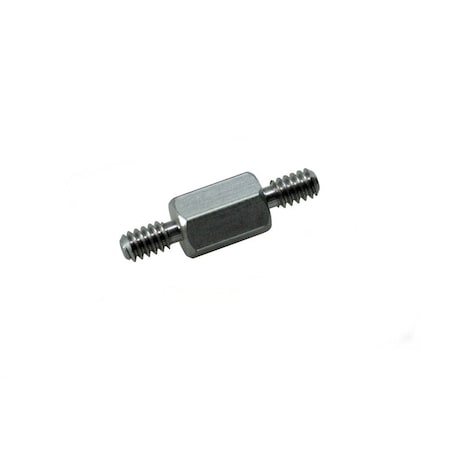 Hex Standoff, #8-32 Thrd Sz, Steel Zinc Plated, 3/8