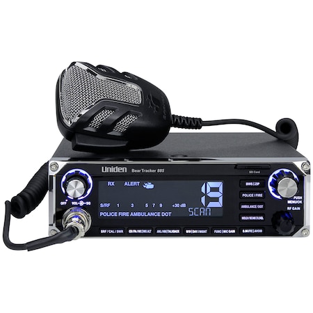 Hybrid CB Radio/ Digital Scanner w/ BearTracker Warning System MPN:BEARTRCKR885