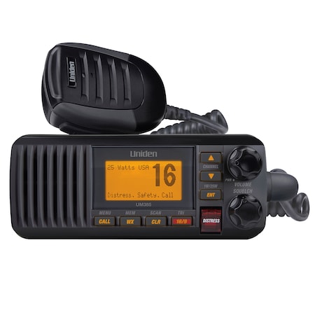 Marine 25 Watt Fixed Mount CB Radio w/ DSC - Black MPN:UM385BK