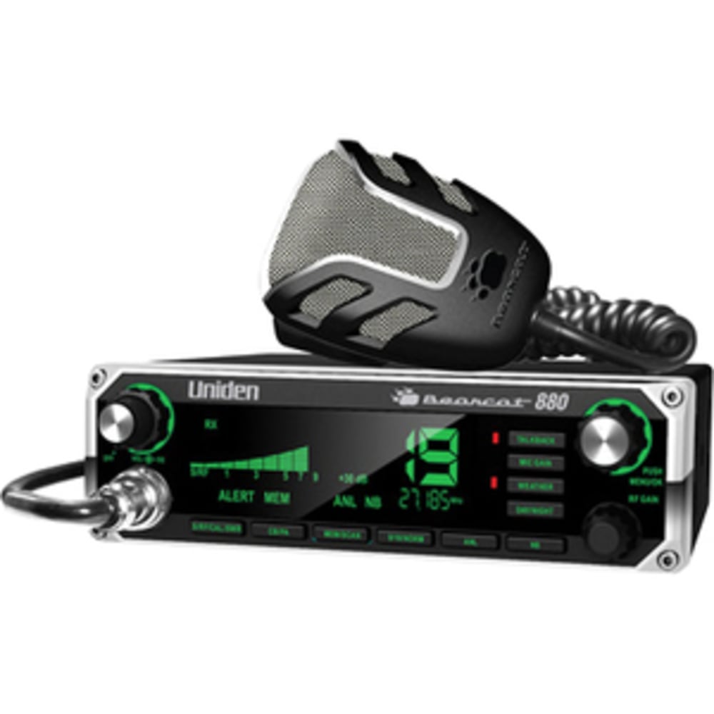 Uniden Bearcat 880 - Mobile - CB radio - 40-channel - black, silver MPN:BEARCAT 880