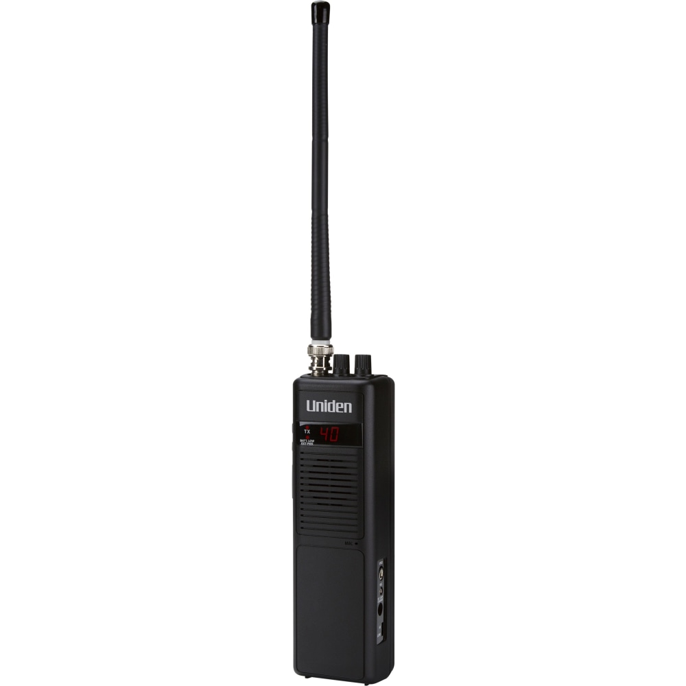Uniden PRO401HH 40-Channel Handheld CB Radio, 7-1/8inH x 2-5/8inW x 1-3/4inD, Black MPN:PRO401HH