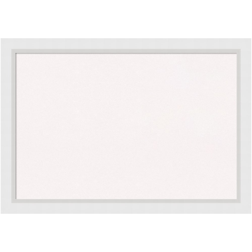 Amanti Art Cork Bulletin Board, 40in x 28in, White, Blanco White Wood Frame MPN:A42703979379
