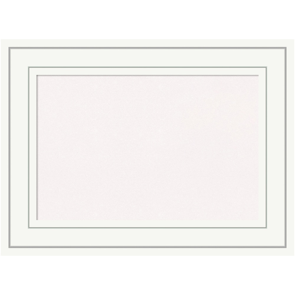 Amanti Art Cork Bulletin Board, 23in x 17in, White, Craftsman White Wood Frame MPN:A42703994521
