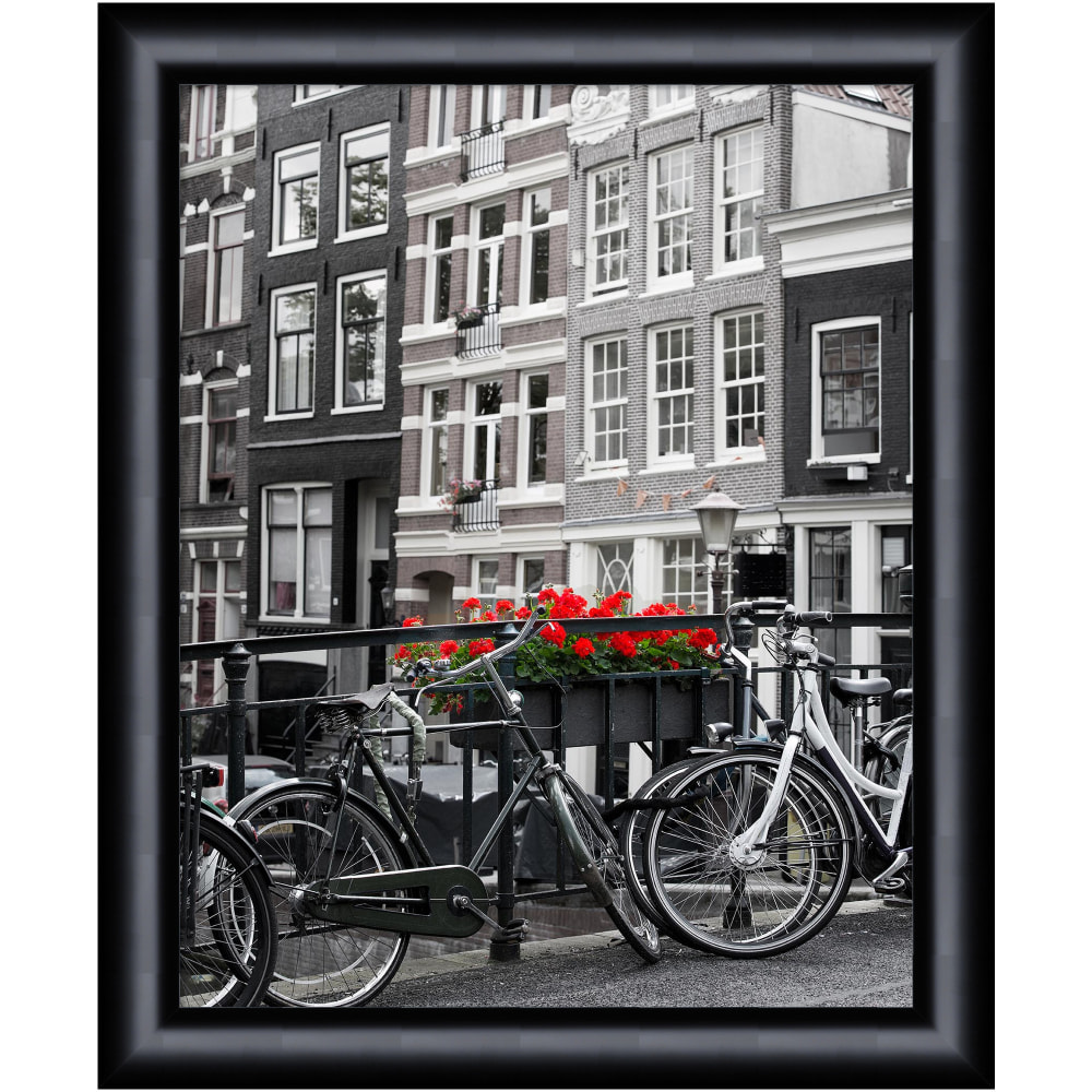 Amanti Art Wood Picture Frame, 23in x 19in, Matted For 16in x 20in, Steinway Black Scoop MPN:A42701385339