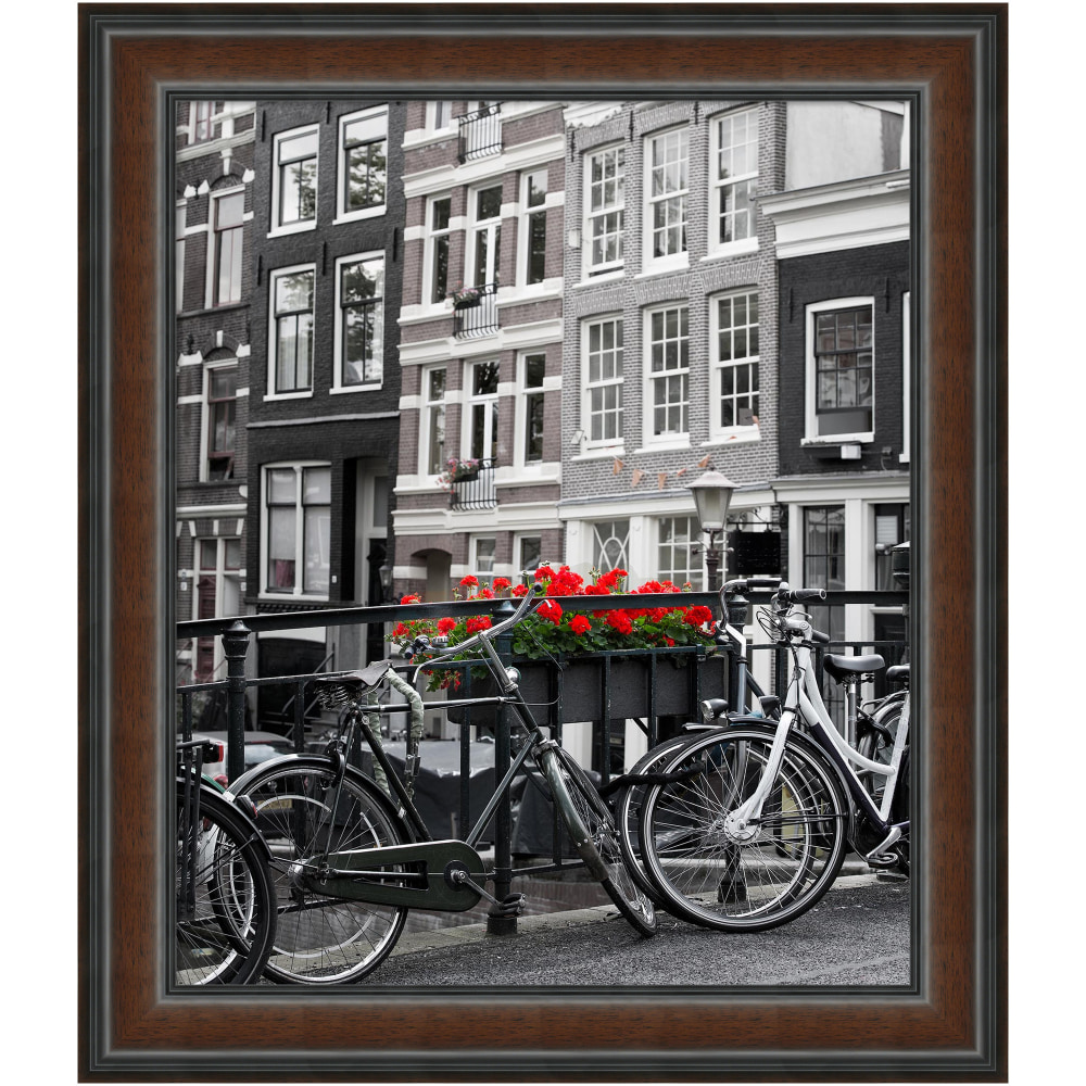 Amanti Art Wood Picture Frame, 29in x 25in, Matted For 20in x 24in, Cyprus Walnut MPN:A42701385378