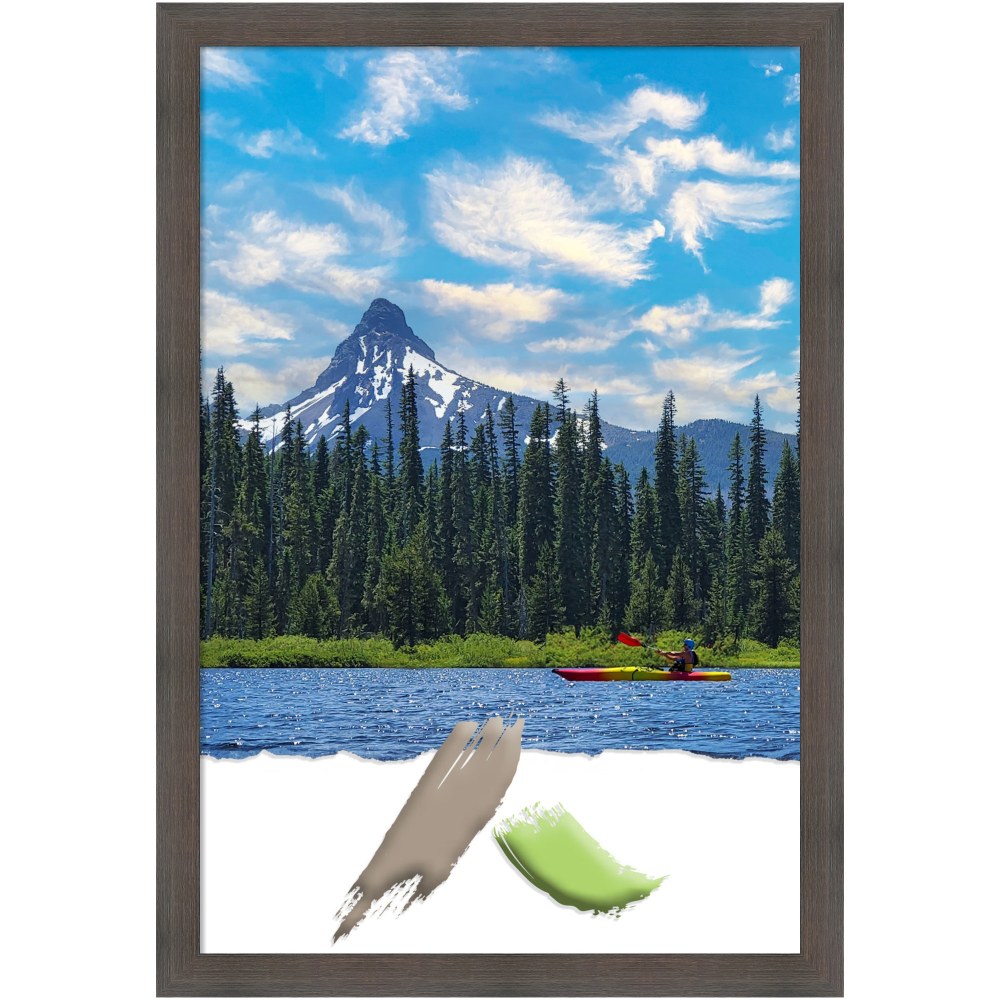Amanti Art Hardwood Chocolate Picture Frame, 27in x 39in, Matted For 24in x 36in MPN:A42707344975