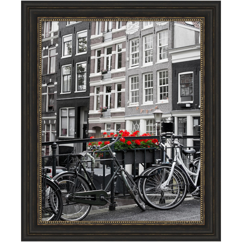 Amanti Art Narrow Picture Frame, 24in x 20in, Matted For 16in x 20in, Accent Bronze MPN:A42707345479