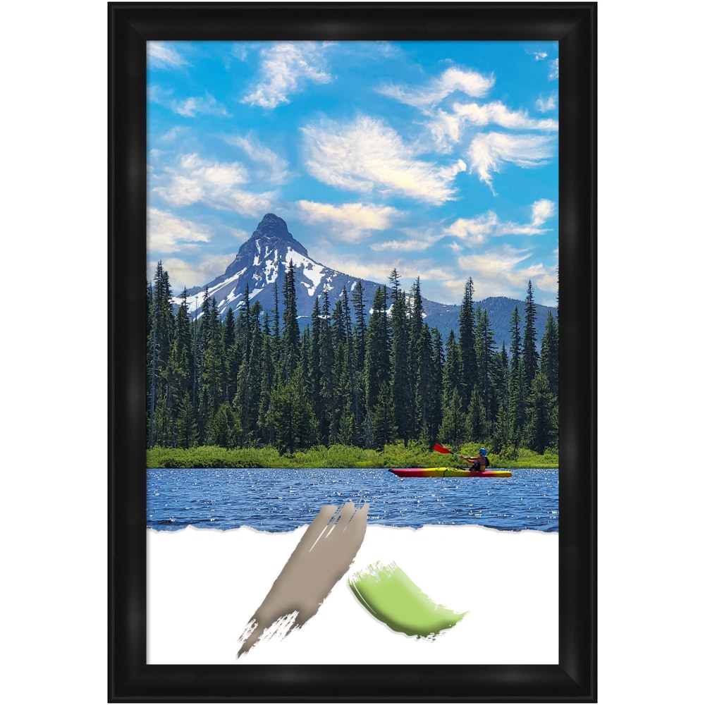Amanti Art Grand Black Picture Frame, 28in x 40in, Matted For 24in x 36in MPN:A42707345761