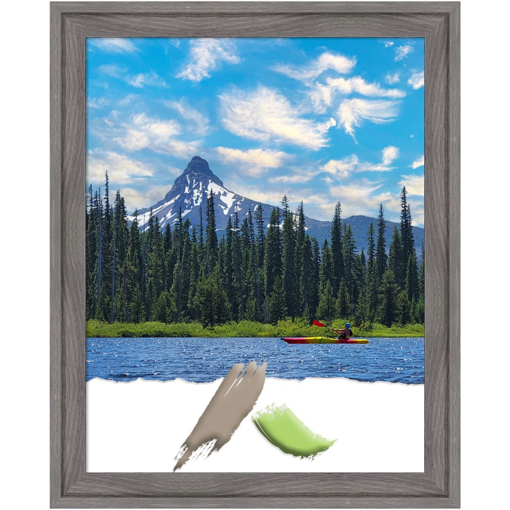 Amanti Art Florence Picture Frame, 13in x 16in, Opening Size 11in x 14in, Gray MPN:A42708297134