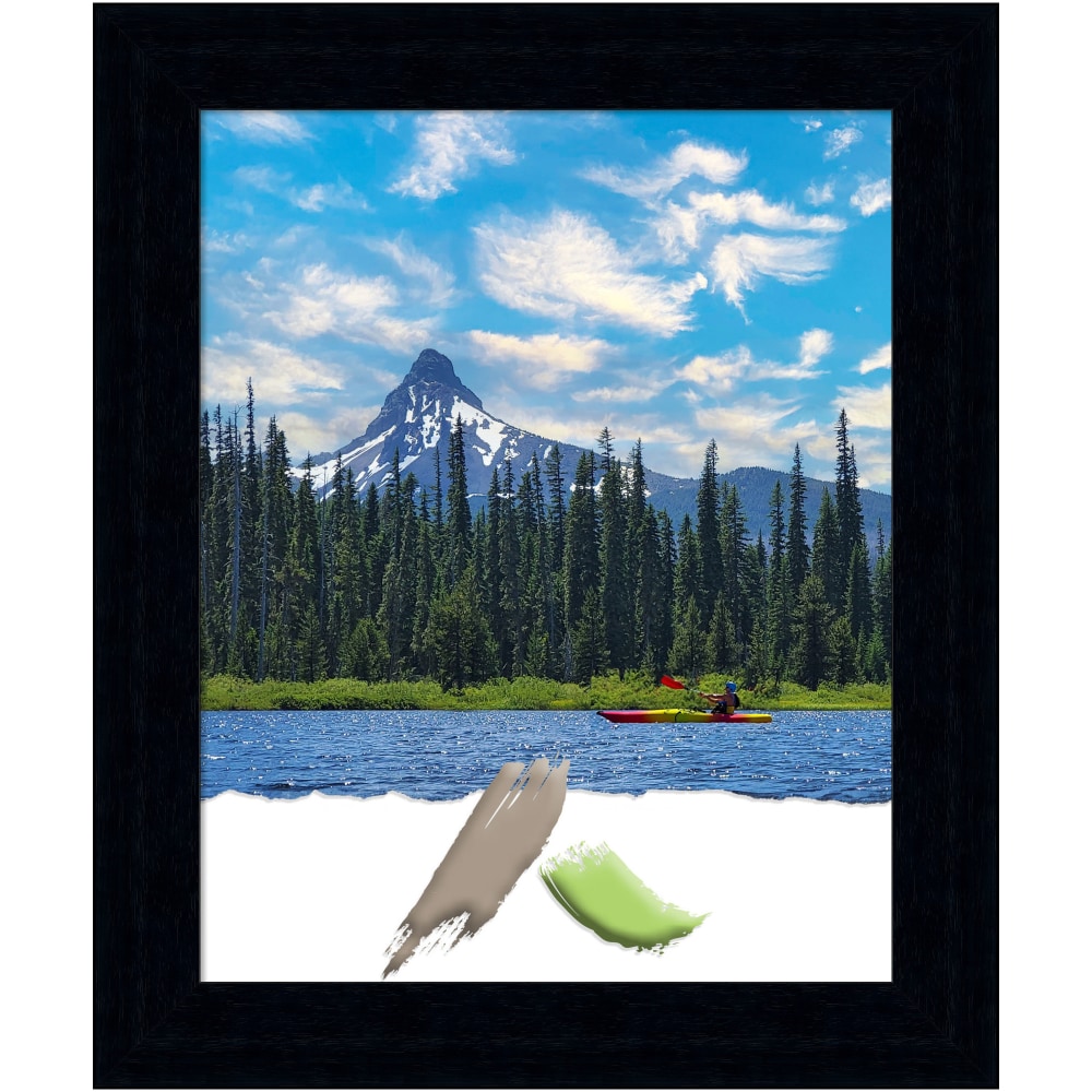 Amanti Art Wood Picture Frame, Opening Size 16in x 20in, 20in x 24in, Tribeca Black MPN:A42708297164