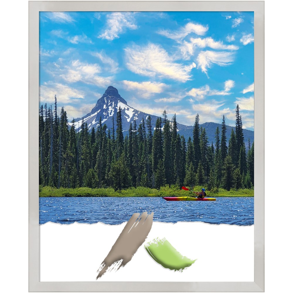 Amanti Art Wood Picture Frame, Opening Size 16in x 20in, 17in x 21in, Svelte Silver MPN:A42708297288