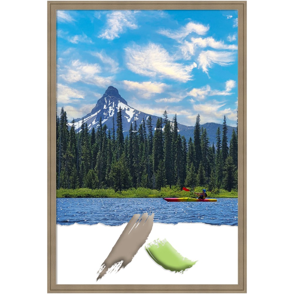 Amanti Art Florence Picture Frame, 26in x 38in, Opening Size 24in x 36in, Light Brown MPN:A42708298519