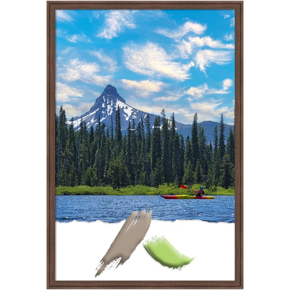 Amanti Art Florence Picture Frame, 26in x 38in, Opening Size 24in x 36in, Medium Brown MPN:A42708298520