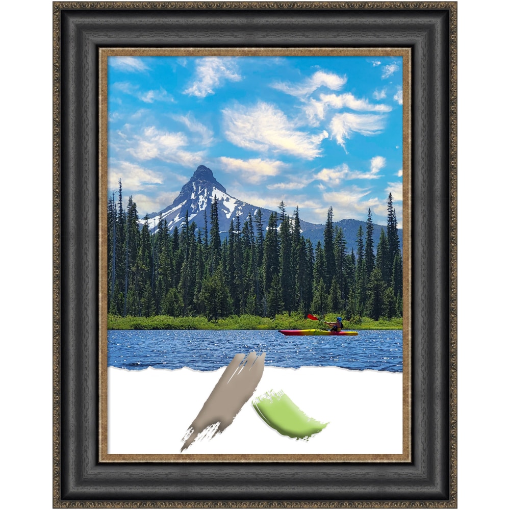 Amanti Art Picture Frame, Opening Size 18in x 24in, 24in x 30in, Thomas Black Bronze MPN:A42708299146