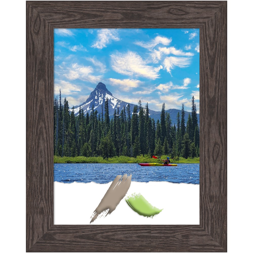 Amanti Art Bridge Wood Picture Frame, 24in x 30in, Opening Size 18in x 24in, Black MPN:A42708299170