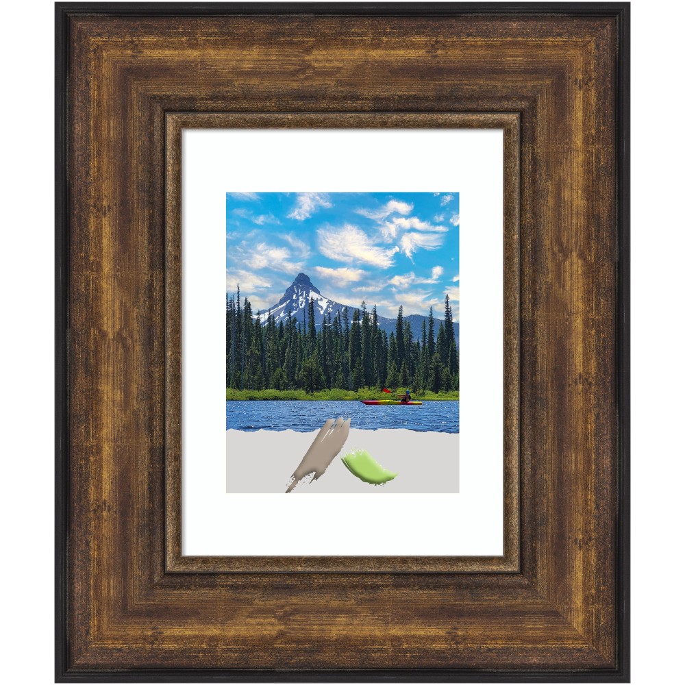 Amanti Art Ballroom Picture Frame, 19in x 22in, Opening Size 11in x 14in (Matted To 8in x 10in), Bronze MPN:A42708300923