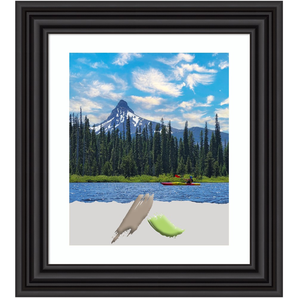 Amanti Art Colonial Picture Frame, 26in x 30in, Opening Size 20in x 24in (Matted To 16in x 20in), Black MPN:A42708301124