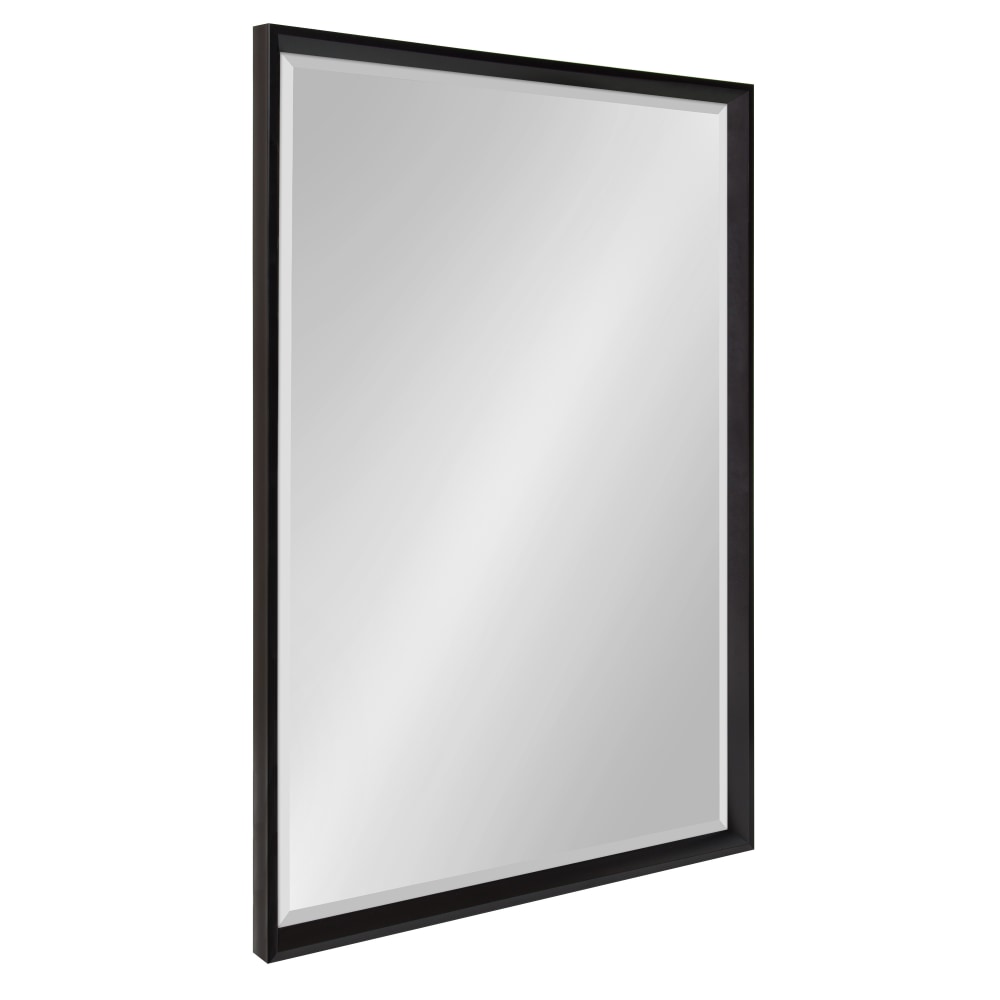 Uniek Kate And Laurel Calter Rectangle Mirror, 37-1/2inH x 25-1/2inW, 1-3/8inD, Black MPN:212972