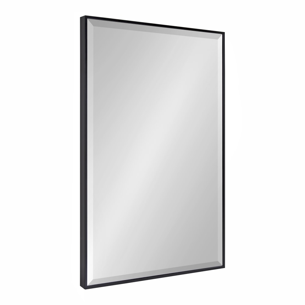 Uniek Kate And Laurel Rhodes Framed Rectangle Mirror, 36-13/16inH x 24-13/16inW x 1-5/8inD, Black MPN:216979