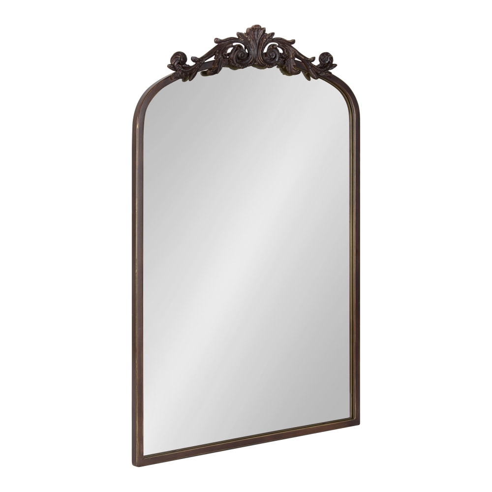 Uniek Kate And Laurel Arendahl Arched Mirror, 30-3/4inH x 19inW x 1-1/2inD, Bronze MPN:220242