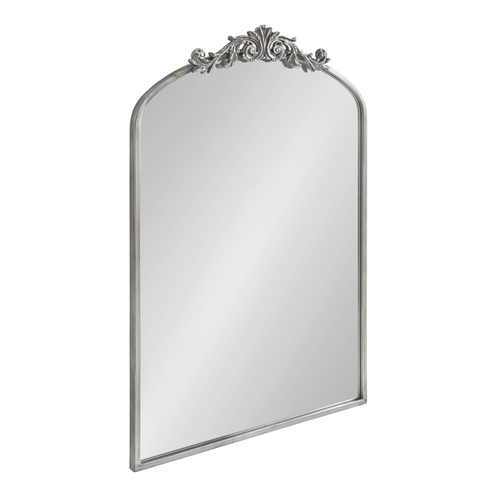 Uniek Kate And Laurel Arendahl Arched Mirror, 36inH x 24inW x 1-1/4inD, Silver MPN:220471