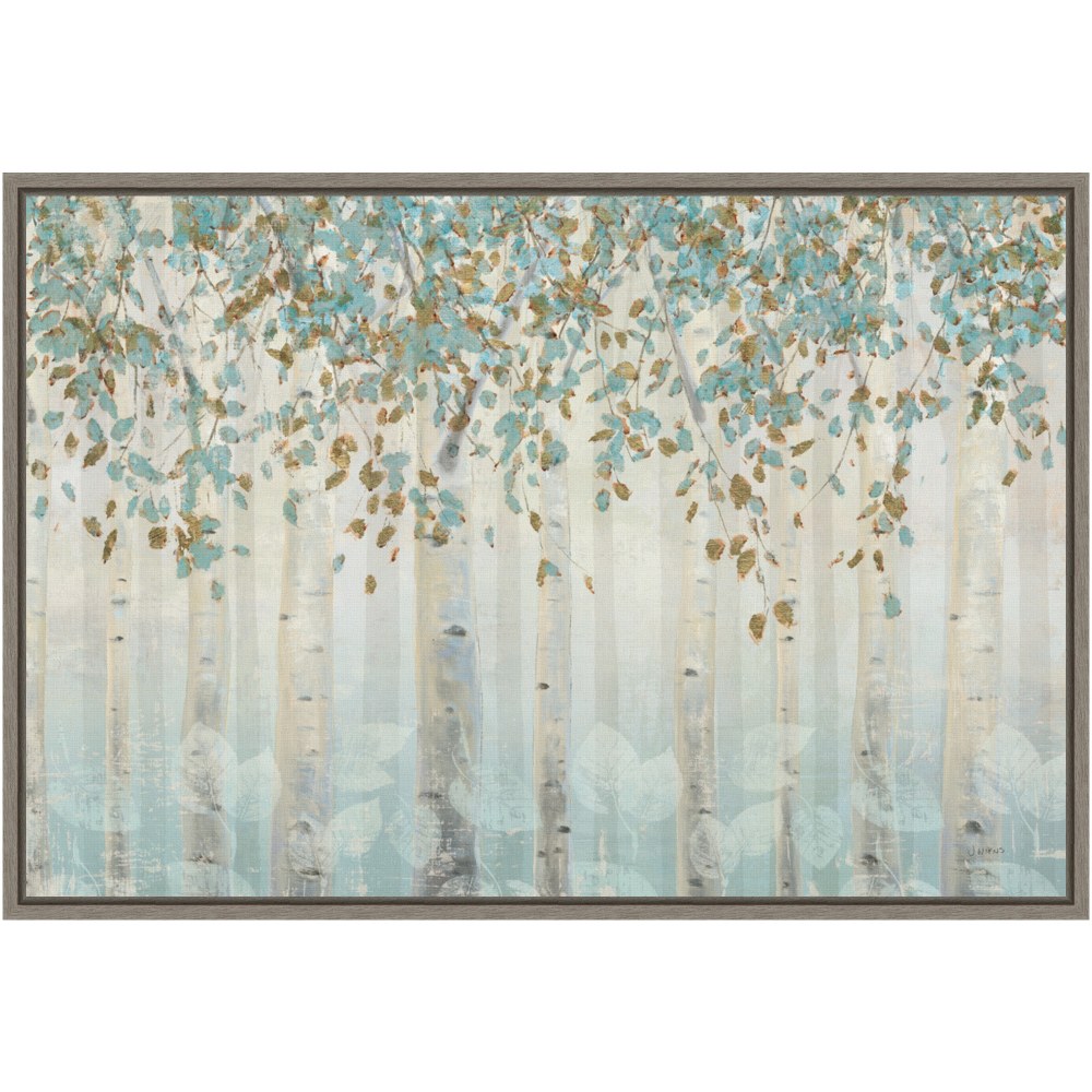 Amanti Art Dream Forest I by James Wiens Framed Canvas Wall Art Print, 16inH x 23inW, Greywash MPN:A42704078666