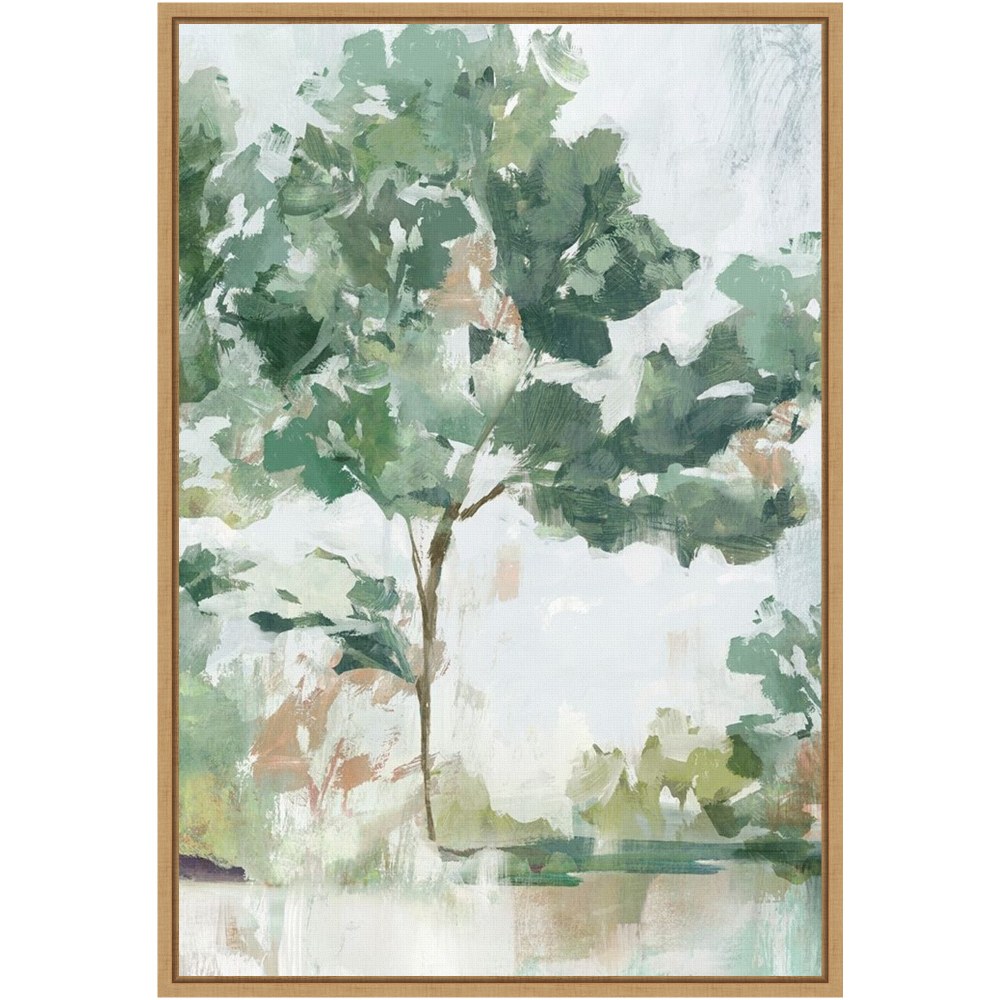 Amanti Art Forest Beauty I by Isabelle Z Framed Canvas Wall Art Print, 23inH x 16inW, Natural MPN:A42705339727