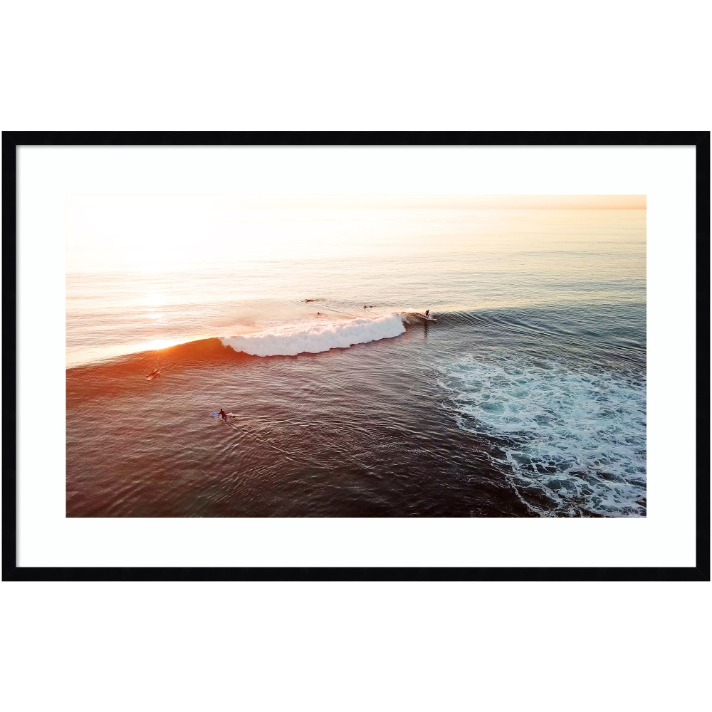 Amanti Art La Jolla 1 by Rachel Dowd Wood Framed Wall Art Print, 41inW x 26inH, Black MPN:A42705345923