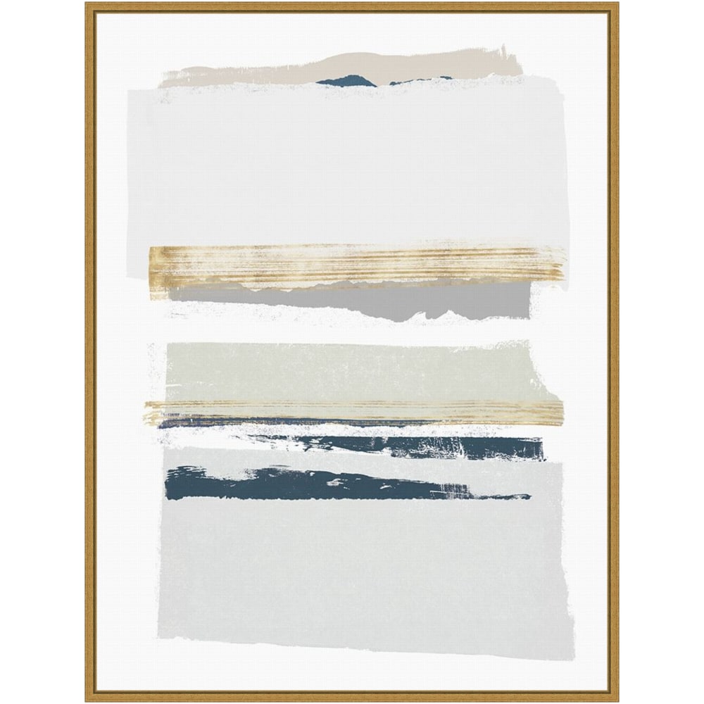 Amanti Art Boulevard I by PI Studio Framed Canvas Wall Art Print, 30inH x 23inW, Gold MPN:A42705515497