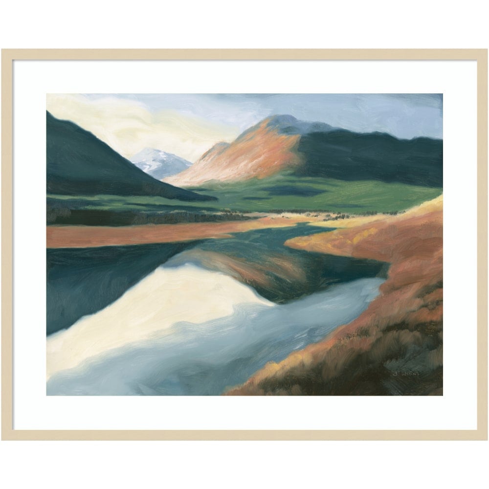 Amanti Art High North by James Wiens Wood Framed Wall Art Print, 33inH x 41inW, Natural MPN:A42705548092