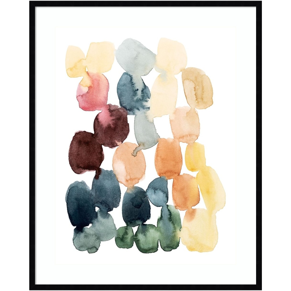 Amanti Art Desert Stones I by Grace Popp Wood Framed Wall Art Print, 41inH x 33inW, Black MPN:A42706637424