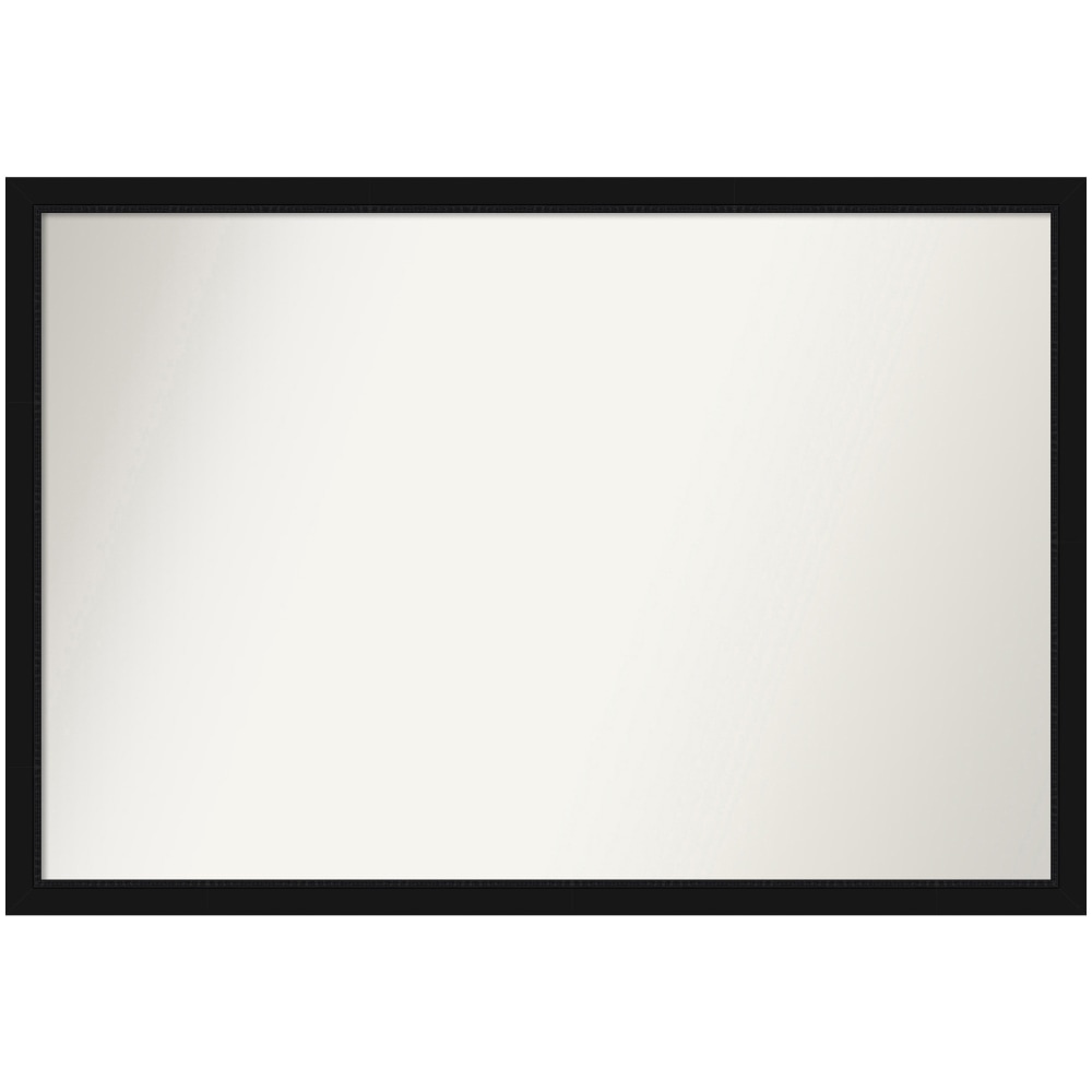 Amanti Art Narrow Non-Beveled Rectangle Framed Bathroom Wall Mirror, 26in x 38in, Avon Black MPN:A42707222983