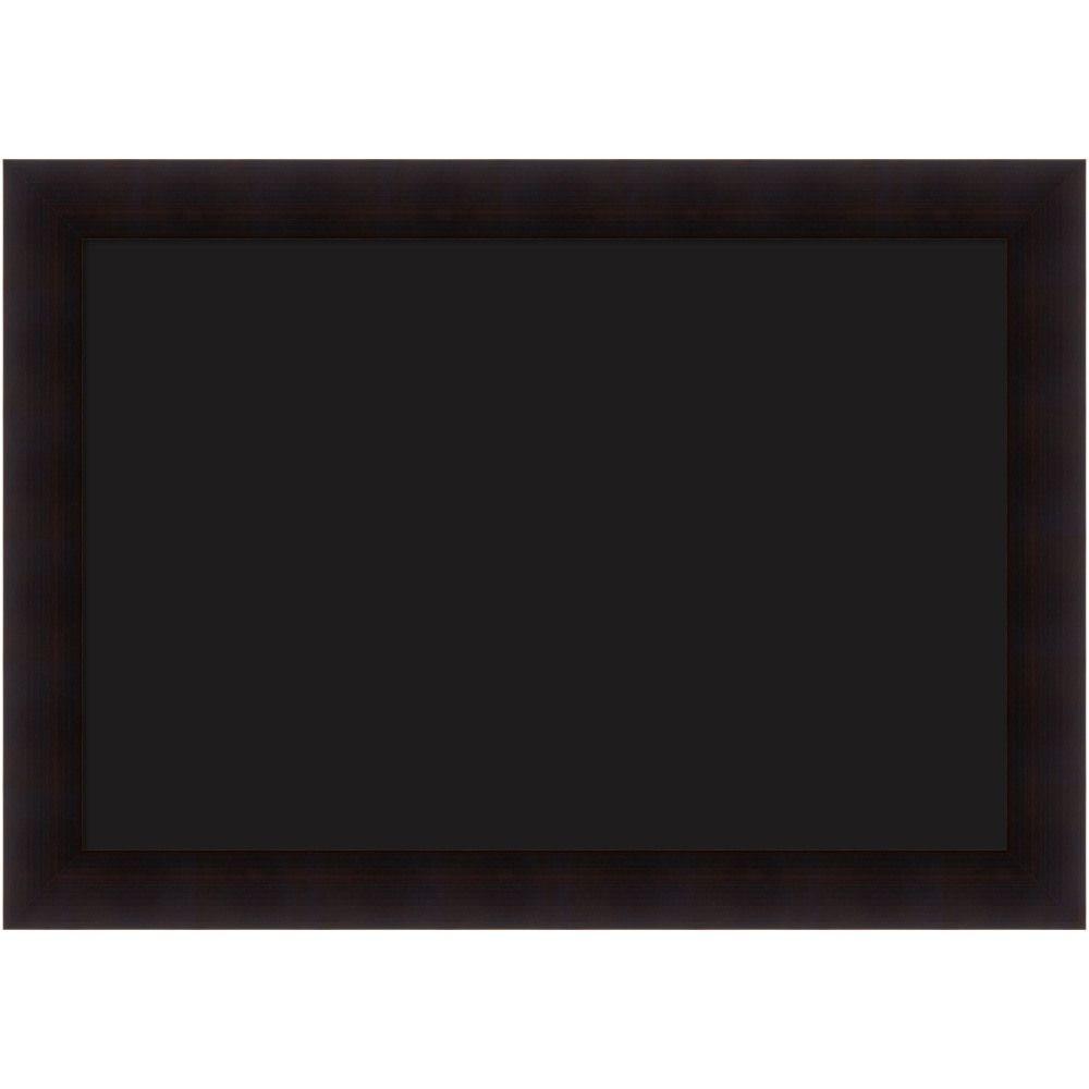 Amanti Art Liquid Chalk Marker Board, 30in x 42in, Black, Portico Espresso Brown Wood Frame MPN:A42703908304