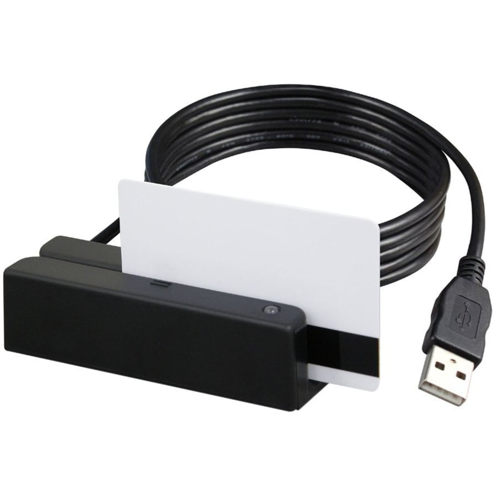 Uniform Industrial MSR213U - Magnetic card reader (Tracks 1, 2 & 3) - USB - black (Min Order Qty 2) MPN:MSR213U-33AUKNR