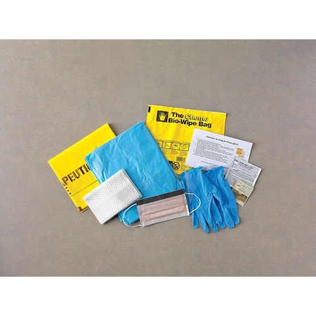Chemotherapy Spill Kit, 1 pt Volume Absorbed per Kit, Bag, Clear MPN:KIT-CW