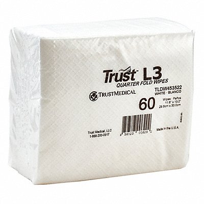 Cleaning Wipes L3 Single-Use Wht PK960 MPN:TLDW453522