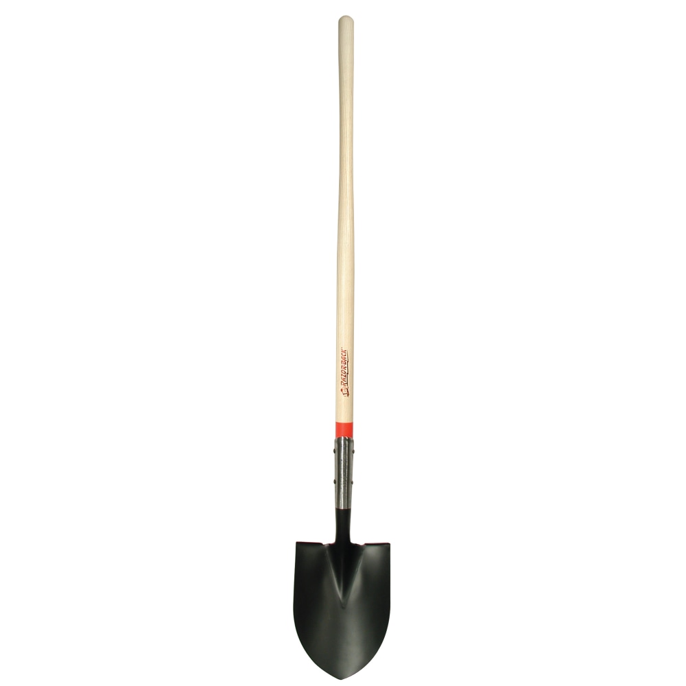 Round Point Shovel with Closed-back and Dual Rivet, 8-3/4in Width Blade MPN:760-45657