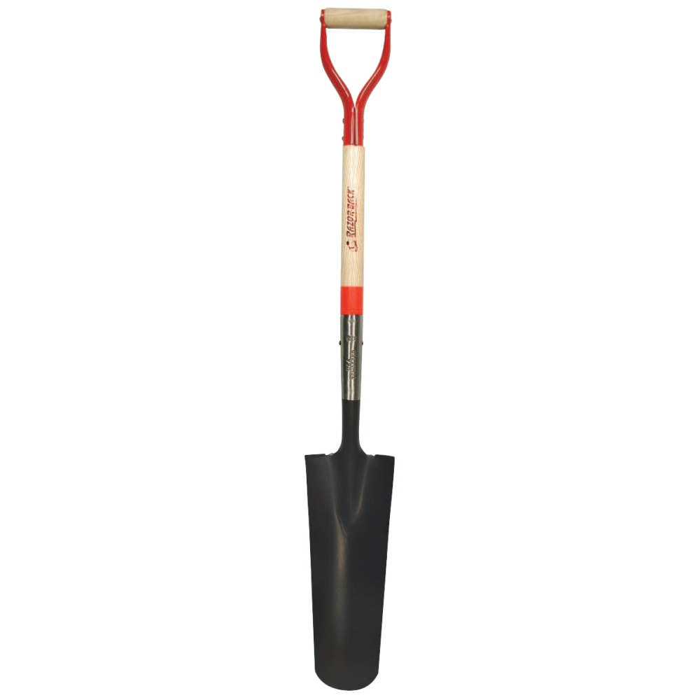 Drain & Post Spades, 16 X 4 3/4 Round Blade, 29 in White Ash Steel D-Grip Handle MPN:760-47103