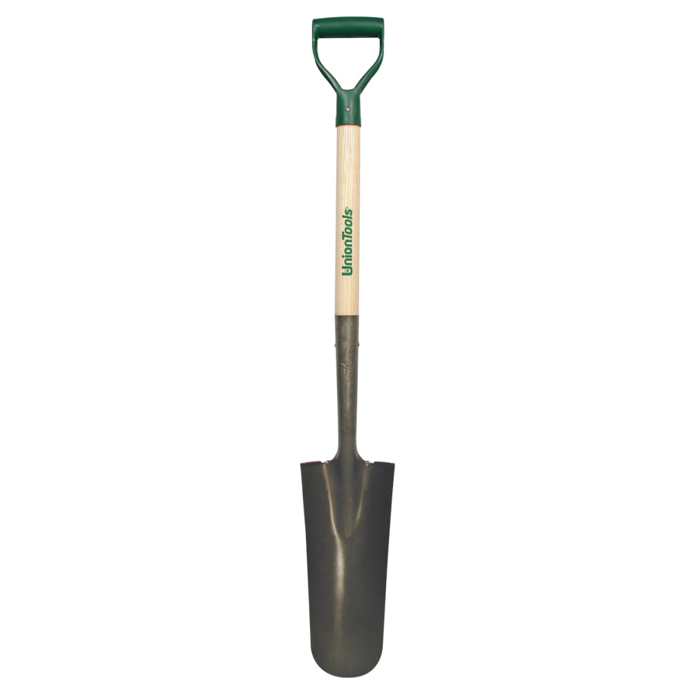 Drain & Post Spades, 14 X 4.75 Round Blade, 27 in White Ash Poly Big Grip D-Grip MPN:760-47107