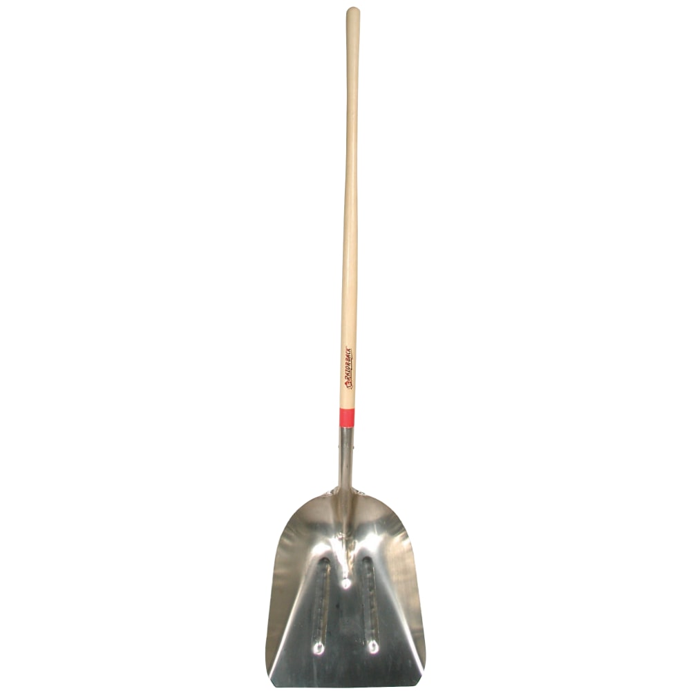 Aluminum Scoops, 17.75 x 14.5 Blade, 48 in White Ash Straight Handle MPN:760-53127