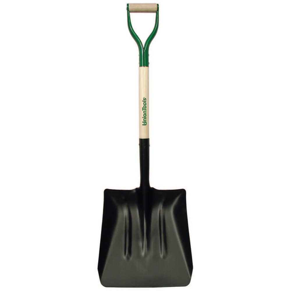 UnionTools Square Steel Coal Shovel, 13-1/2in Width Blade MPN:760-54109